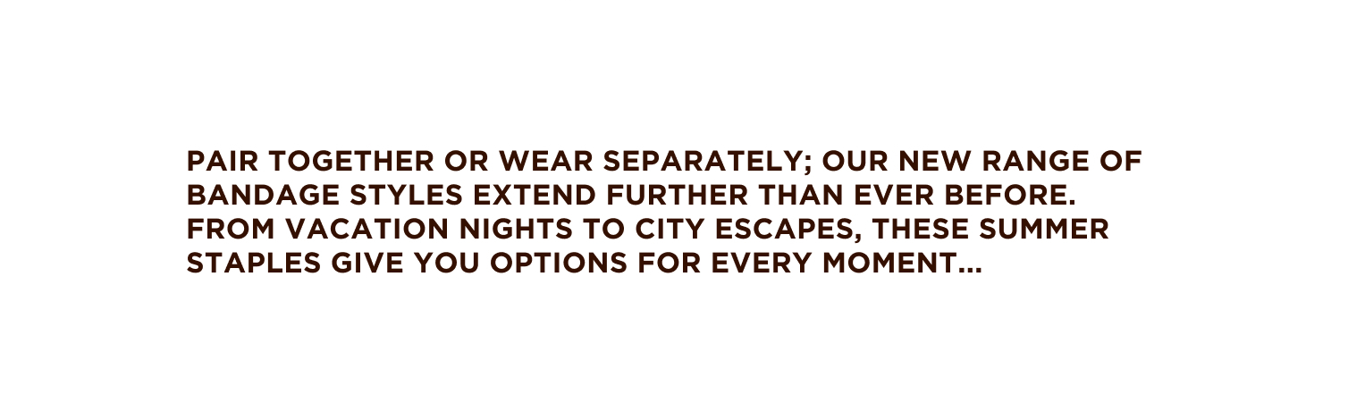 Bandage Tops
