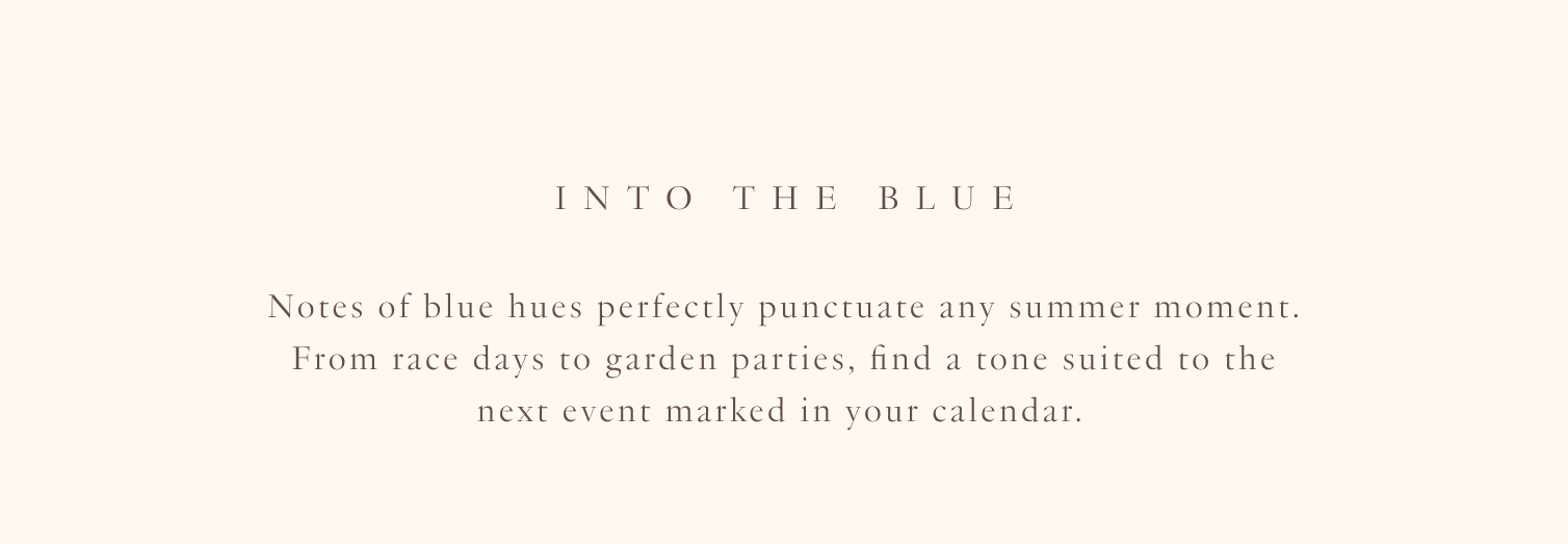 Blue dresses