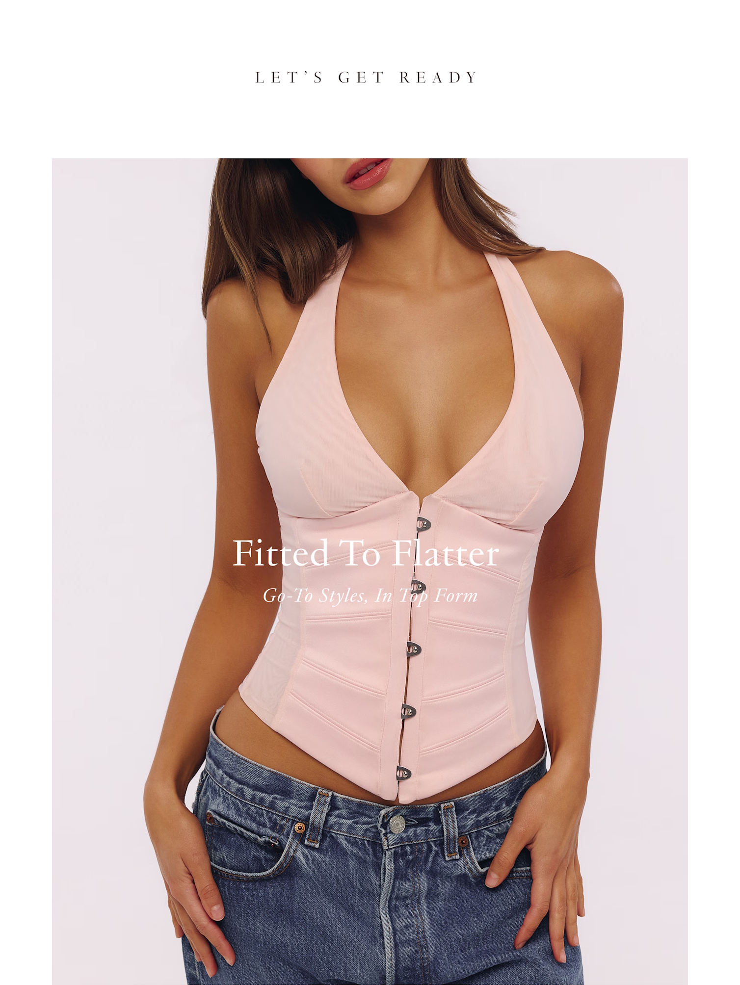 fitted to flatter