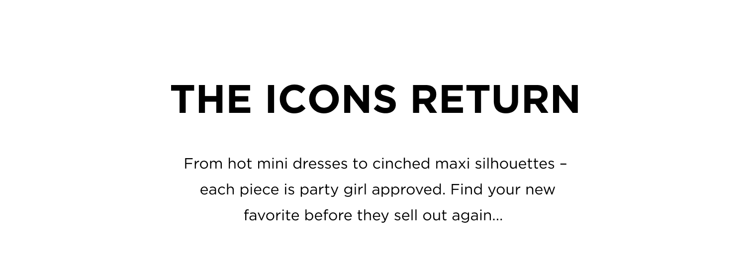 back in stock