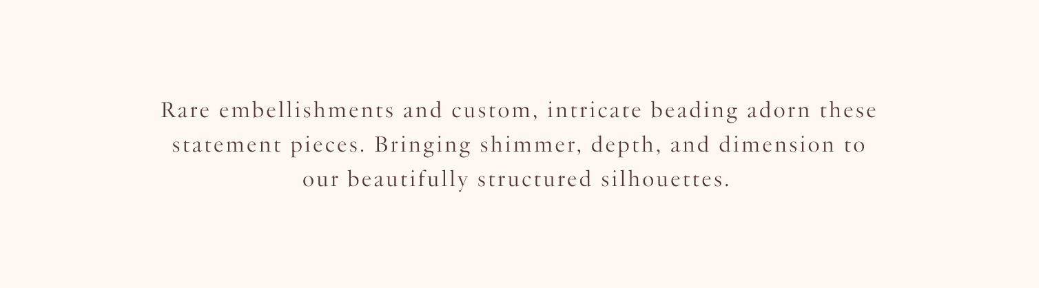 embellished pieces